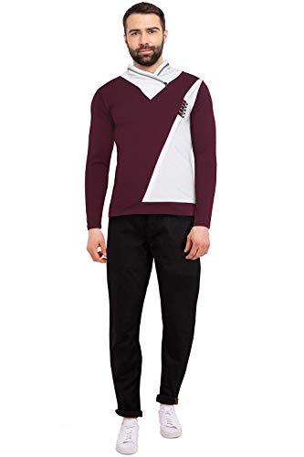 Image of Black Collection Men's Plain Slim Fit Full Sleeve T-Shirt
