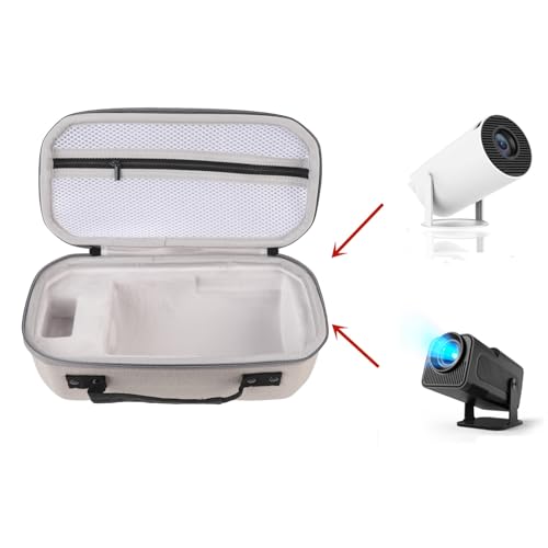 Funda transportable para proyector Nebula Capsule 3 1080P, resistente a golpes, polvo y lluvia, con carcasa rígida de EVA y forro interior de terciopelo, incluye compartimento para accesorios miniatura 2