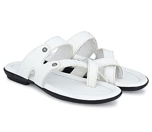 Image of Ronnen's Men's Leather Slippers | Flip Flops | Chappal