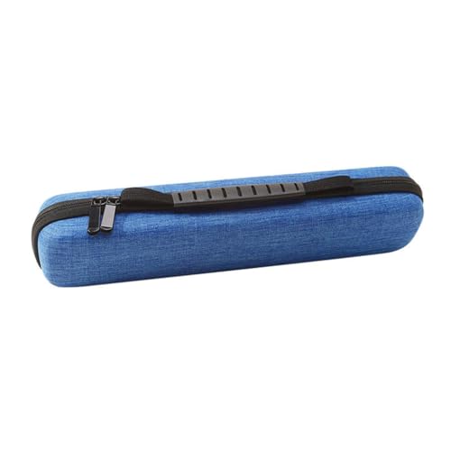 Estuche de viaje rígido con cremallera para planchas y rizadores de cabello, color azul real miniatura 1