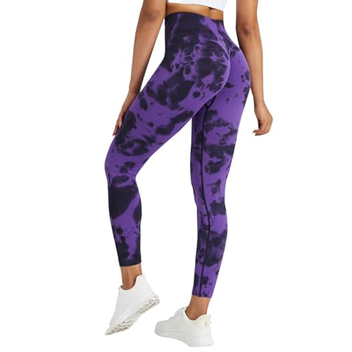 Pantalones deportivos moldeadores de diseño retro con pretina alta nectarina
