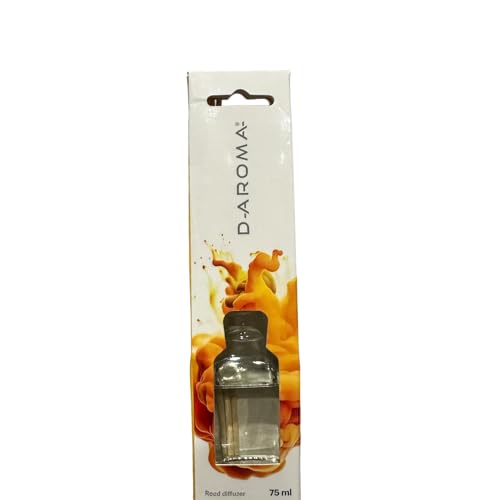 Diffusore di profumo D-aroma Reed Diffuser, 75 ml, arancione cannella