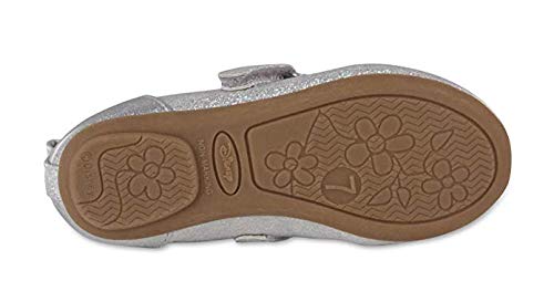 Disney Princess Silver Toddler Girls' Mary Jane Shoe (6 M US Toddler)2