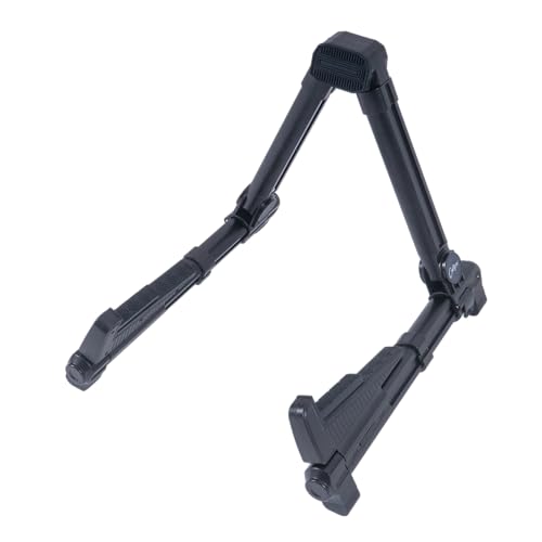 Carry-on Folding Guitar Stand, Portable and Lightweight, Suitable for Mini and full size Electric Guitars Acoustic Guitars
