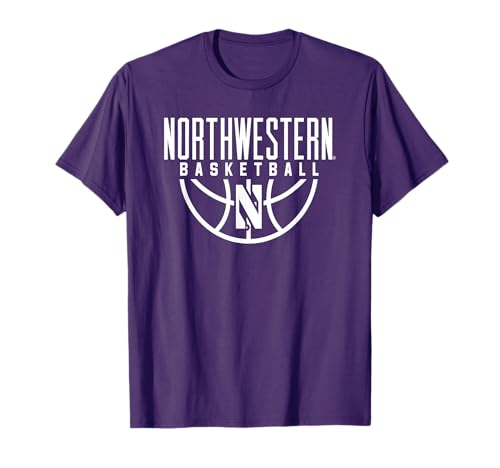 Northwestern University Wildcats Basketball Arch T-Shirt