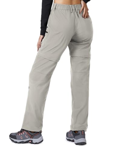 Image of Cycorld Women's-Hiking-Pants-Convertible Quick-Dry-Stretch-Lightweight Zip-Off Outdoor Pants with 5 Deep Pockets
