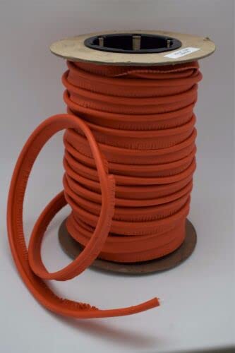 Orange Welt Cord Vinyl Piping Marine Outdoor Edge Trim Fabric (10 Yards) Fabric