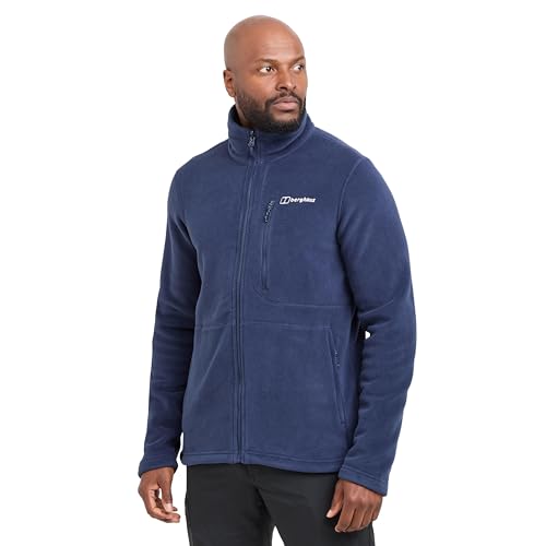 Berghaus Activity Polartec Interactive - Chaqueta de forro polar para hombre, color oscuro/atardecer, talla M