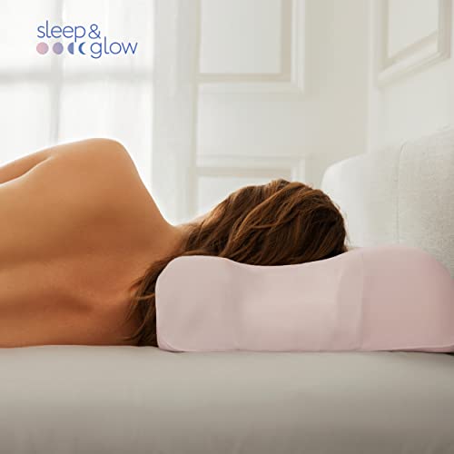 Sleep & Glow Omnia Tencel Pillowcase for Hair and Skin Fits the Unique Shape of the Sleep&Glow Omnia Pillow - Image 4