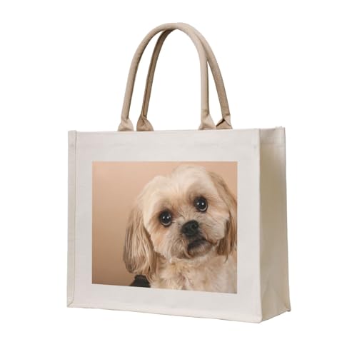 💗💗La borsa totes è realizzata in tela di poliestere ad alta densità da 12 Ann. È leggero, morbido e senza peso. La forma dal design minimalista è adatta a tutti i tipi di viaggio quotidiano. Dotata di due manici rinforzati, può essere trasportata o monospalla.
