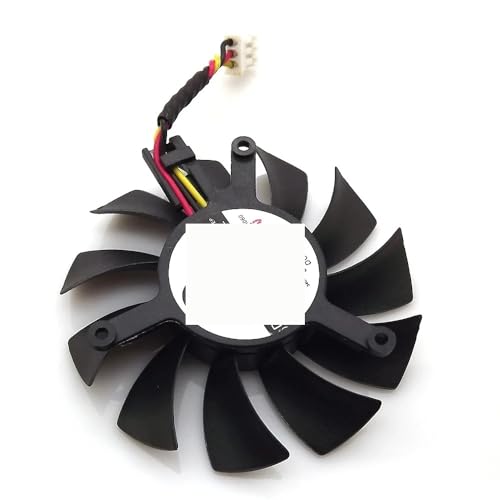 ZHXOZYF PLD06010S12L 55mm 12V 0.20A 3Pin VGA Fan For MSI N440GT for Blizzard V5 Graphics Card Cooling(PLD06010S12L-3Pin)