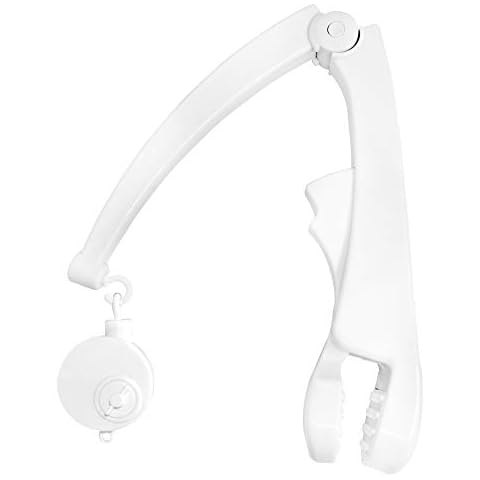 AFUNTA Baby Crib Mobile Arm with Music Box, Baby Crib Clip Music Holder Arm Bracket Nut Screw Box Mobile Cover