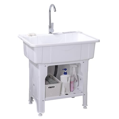 Évier portable de cuisine pour restaurant et buanderie avec robinet