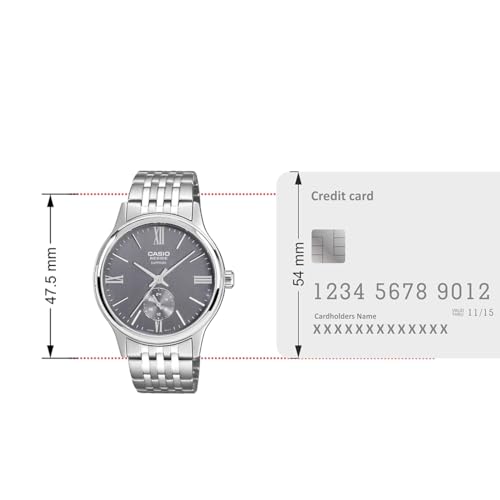 Image of Casio Enticer Men BMS-100D-8AVDF Analog Silver Watch Men (A2537)