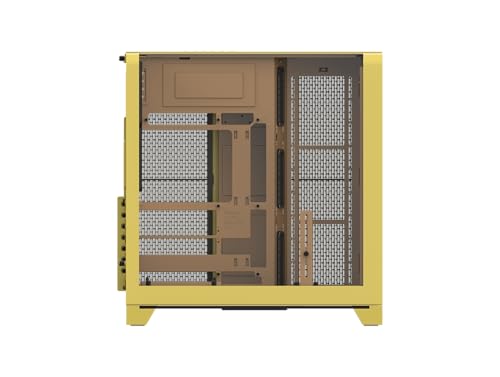 Image of Thermaltake View 390 Air; Mid Tower; 2x120mm CT Fans Included; 360mm Radiator Support; 420mm GPU Clearance; Hidden Connector Support; Rotatable PCIe Slots; Butter Caramel; CA-11F-00MMWN-00