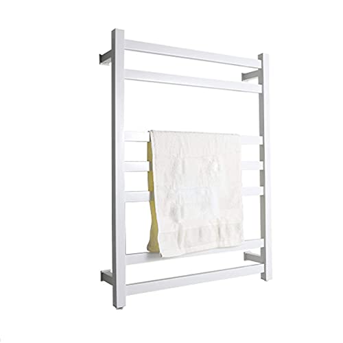 Toallero calefactor de bajo consumo 80W con 7 barras y temporizador para ahorrar energía