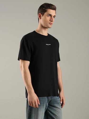 Image of Solid Relaxed Fit Cotton T-Shirt