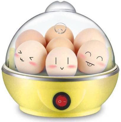 WILLA 12 Model Egg Boiler Electric Automatic Off 7 Egg Poacher for Steaming, Cooking, Boiling and Frying, Multicolour Egg Boiler Electric Automatic Off 7 Egg Steaming
