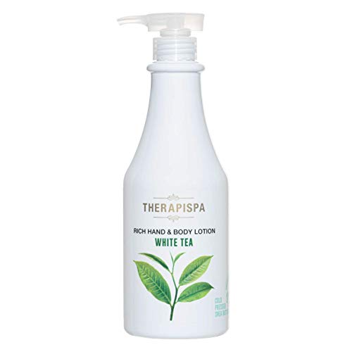 [THERAPISPA] Ultra Moisturizing Shea Butter Extra Gentle Hand & Body Lotion - White Tea, Certified Professional, 25.4 fl oz (Pack of 2)
