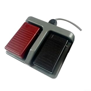 [DUAL CONTROL FLEXIBILITY] Featuring a unique dual link system, the red and black pedals can be controlled independently or together, making it perfect for both gaming enthusiasts and equipment operators. [ CONSTRUCTION] Built with a strong plastic s...