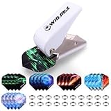 WIN.MAX Dart Flights Flight Locher 20 Stück Standartform für Dartpfeile (2)