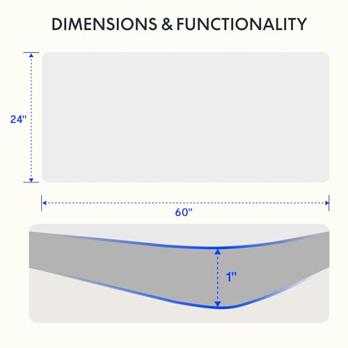 Image of FLEXISPOT EN2 Whole-Piece Standing Desk with Clamp Power Strip, 60 x 24 Electric Stand Up Height Adjustable Desk with Cable Management (White Frame + 60 inch White Desktop, 2 Packages)
