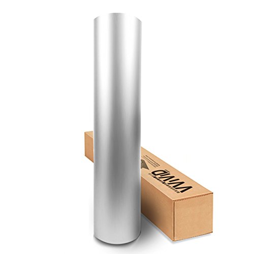 Image of Matte White 60 Inches x 1 Foot Car Wrap Vinyl Roll with Air Release 3MIL-VViViD8