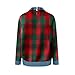 Juebong Trendy Long Sleeve Shirts for Women Denim Collar Patchwork Stitching Sweatshirt Casual Christmas Pullover Womens Tops Dressy Fashion 2025 Clothing with Jean Accents Sweatshirts Plaid