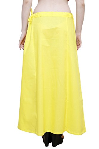 Image of Pistaa's combo of Women's Cotton Best Plain Solid Indian Readymade Inskirt Saree petticoats