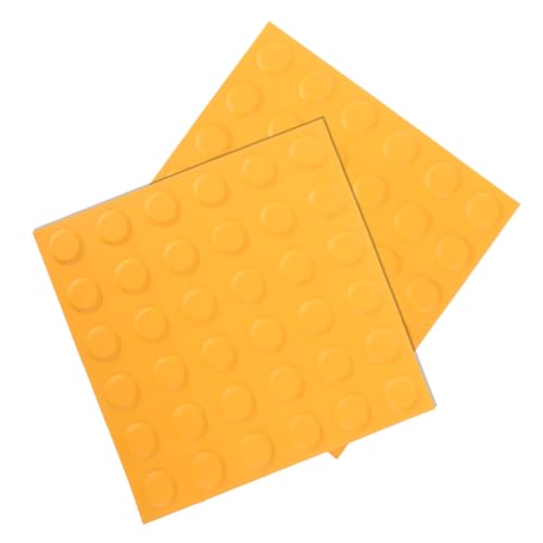 FUNOMOCYA Blind Bricks Walkway Tiles Tactile Pavement Pads PVC Raised Tiles for Visual Impaired Pathways Indoor Outdoor