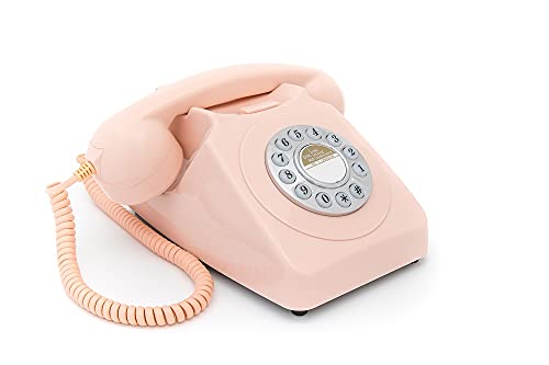 Teléfono Retro GPO746DPBPN con Botones Rosado miniatura 1