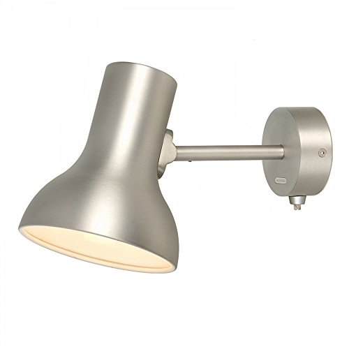 Anglepoise 75 - Lámpara de pared pequeña de aluminio cepillado