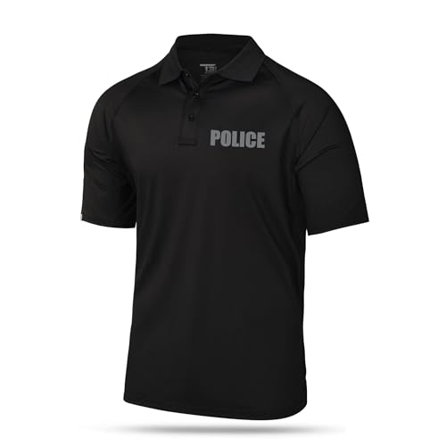 Police Performance Polo - Polyester for Odor Free, Moisture-Wicking Quick Dry Comfort. Ideal for Law Enforcement.3