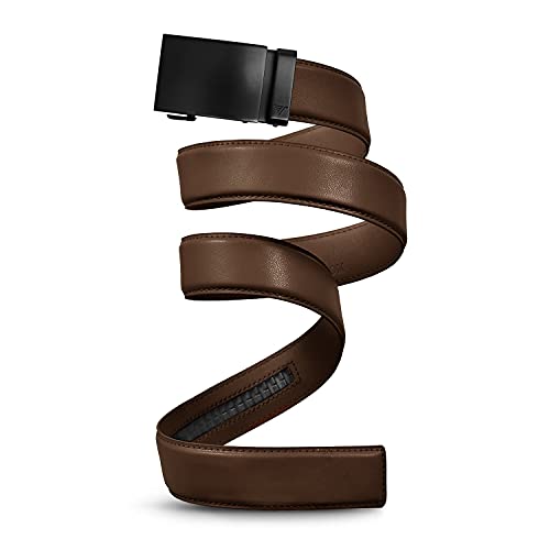 Image of Mission Belt Men's Leather Ratchet Belt, 40mm Metal Collection