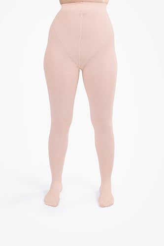 Image of Silky Toes Women's 60D Soft Opaque Tights 1 or 2 Pairs -Black White And Colored Stockings for Women (Ballet Pink, A)