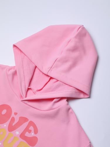 Image of WELAKEN Cotton Hoodie Sweatshirt for Girls Kids & Teens Long Sleeve Pullover with Kangaroo Pocket