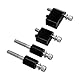 HDBUBALUS 3,8 cm (1 1/4 Zoll) Fahrer-Bodenleisten-Erweiterungssatz, passend für Harley Touring Electra Glides Road Kings Street Glides Trikes 2014–2021