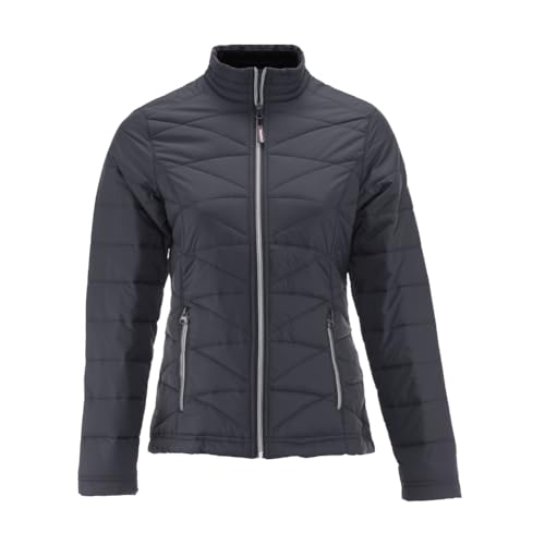 RefrigiWear Women’s Quilted Jacket – Insulated Winter Coat with Reflective Lining, Zip Pockets & Thumbhole Cuffs