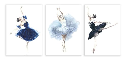 Affiches aquarelles ballerine pour sublimer la décoration d un studio de danse et de chambre