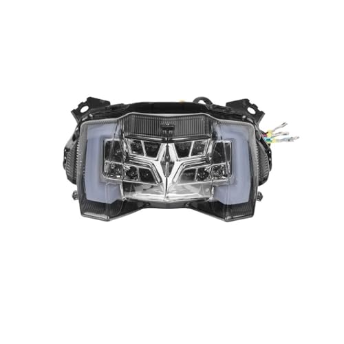 Feux de stop et freinage moto LED 3 en 1 rouge jaune étanche pour MT-09