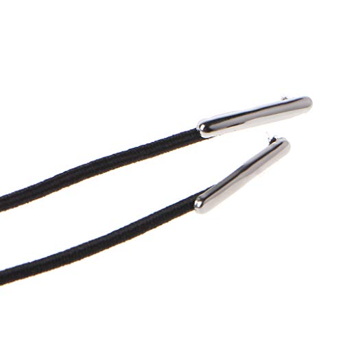 Gwxevce 10 Stück Flexible, Abnehmbare, Elastische Hut-Kinn-Kordelriemen, Verstellbare Kordelverschlüsse, Weiß, Klassisch, Nylon, Hutbügel