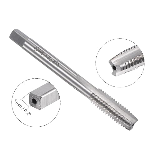 TOP-VIGOR M8 x 1.25mm Metric Left Hand Tap and Die Set, Machine Thread Screw Tap with Round Threading Die, Heavy Duty Tap & Die Kit for DIY, Repair, Cutting External and Internal Thread 3 TOP-VIGOR M8 x 1.25mm Metric Left Hand Tap and Die Set, Machine Thread Screw Tap with Round Threading Die, Heavy Duty Tap & Die Kit for DIY, Repair, Cutting External and Internal Thread - Image 3