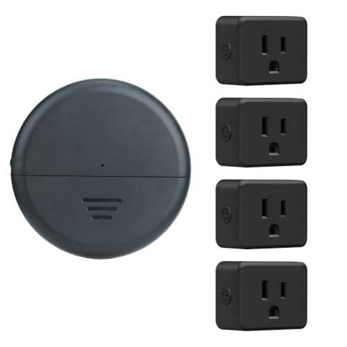 Image of Greencycle Wireless Motion Sensor Outlet 4 Plugs,Automatic Light Switch