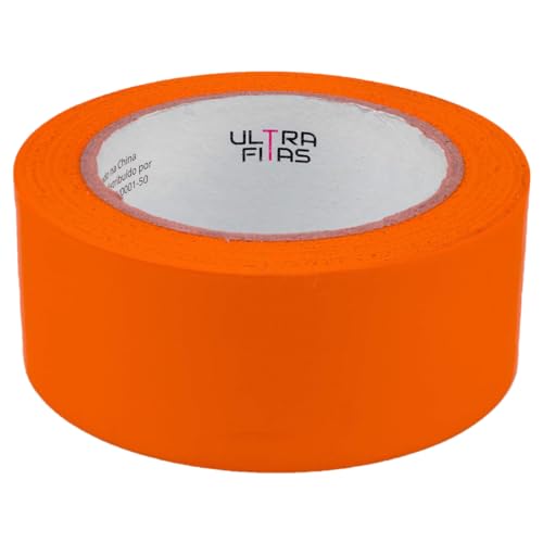 Fita Demarcação De Solo Pvc 48 Mm X 30 Metros - Diversas cores (Laranja)
