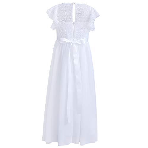 Glamulice Flower Girl Bohemian Dress Ruffle Chiffon Wedding Bridesmaid Holiday Beach Dresses3