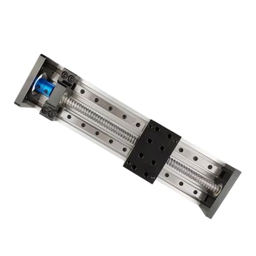 Metal Ball Screw nut end Processing Sliding Table Axis Stage Travel 100-500mm MGR12 12mm Linear Rail SFU1204 Ball Screw Linear Actuator Bundle Kit(100mm)