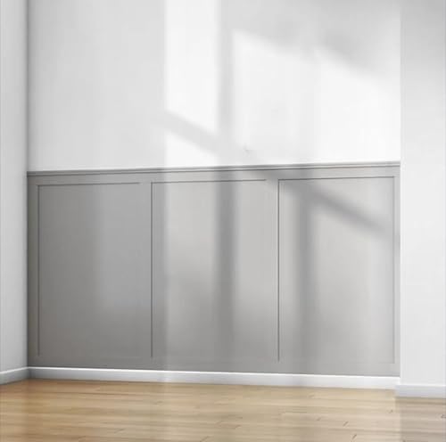 15-Pack Shaker Wall Panelling Kit - MDF 3D Panel Style With 10 Full-Length & 5 Half-Length Slats (100cm & 50cm) - Paintable Accent Kit for a Stylish Design