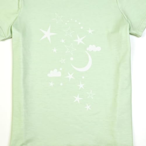Image of Mirawise Girls 3 Pc Pajamas Sleepwear Cotton Pjs Clothes Set 4-13 Years