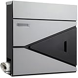 📬 ELEGANTER UND SCHICKER BRIEFKASTEN - Der elegante Briefkasten verschönert jede Hauswand. Der Briefkasten macht einen sehr stabilen und hochwertigen Eindruck. Ob Liebesbrief, Prospekt oder Postkarten – dieser Briefkasten bewahrt zuverlässig jede Briefsendung für Sie auf. ​Ein Briefkasten ist nicht wegzudenken