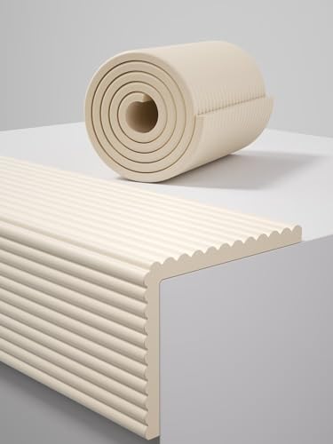 QYV Extra Wide Thick Edge Protectors for Baby Pre-Taped 6.56ft Foam Guard